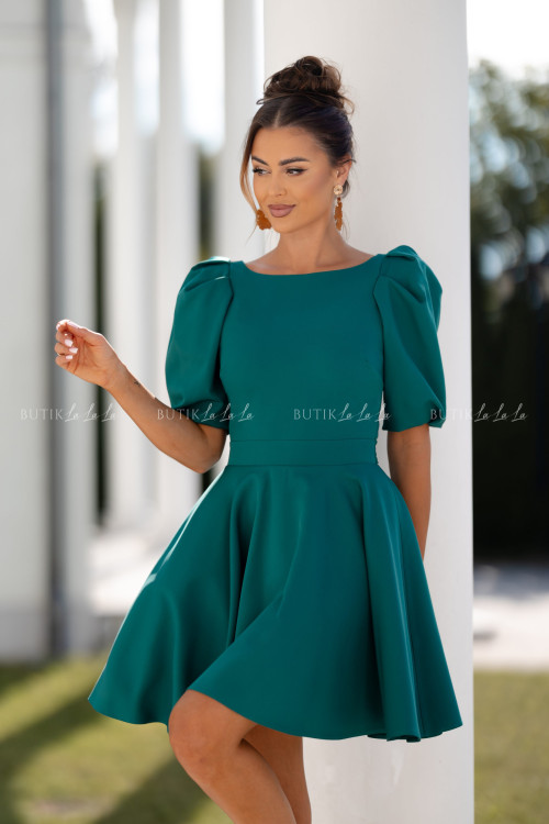 Sukienka mini szmaragdowa Pamela