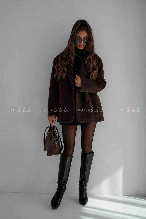 Marynarko płaszczyk brązowa Taylor 2