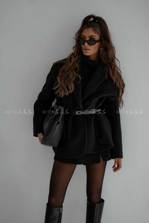 Marynarko płaszczyk czarny Taylor