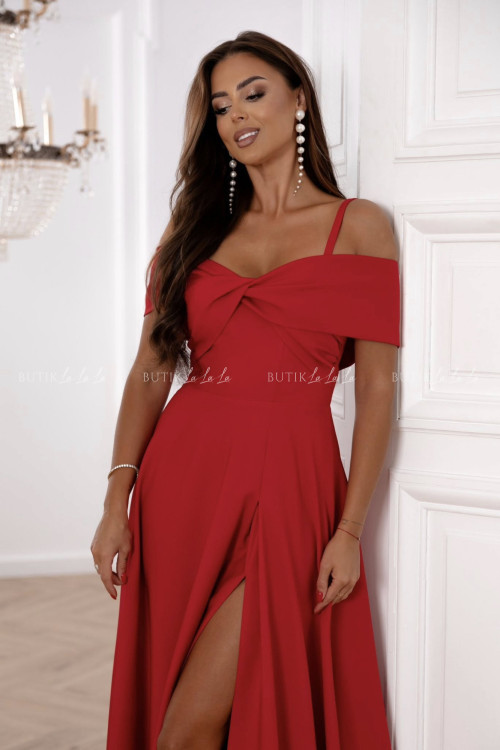 Sukienka maxi czerwona Armenia