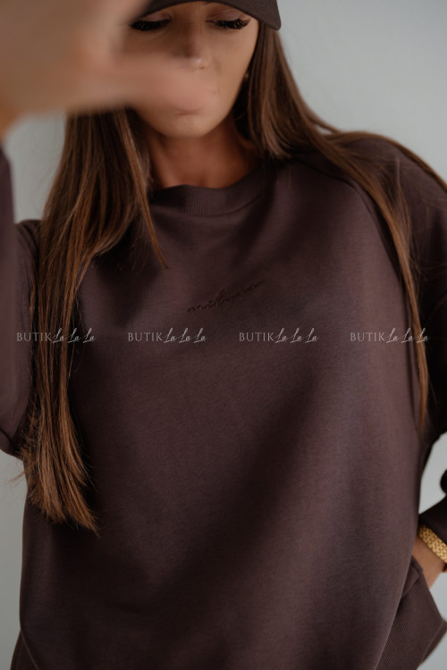 Komplet dresowy brązowy Lunie 3