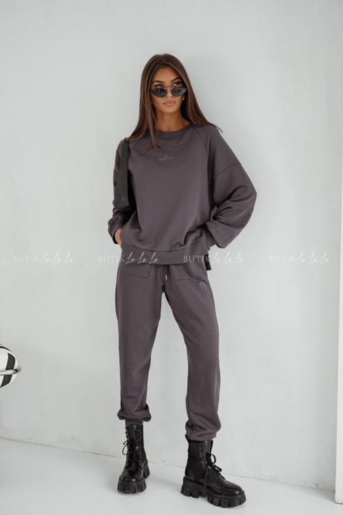 Komplet dresowy grafitowy Lunie 2