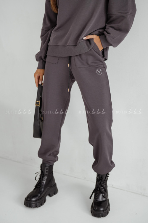 Komplet dresowy grafitowy Lunie 4