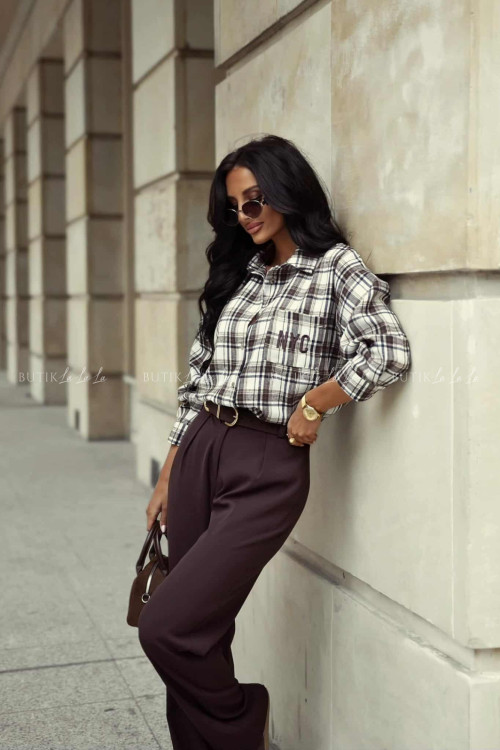 Koszula w kratę Nyc 1