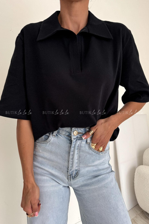 Bluzka polówka czarna Marico