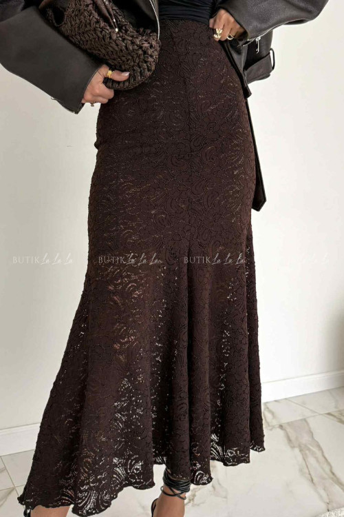 Spódnica koronkowa brązowa Lisa 11