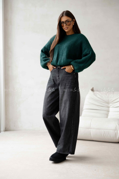 Sweter butelkowa zieleń Amando