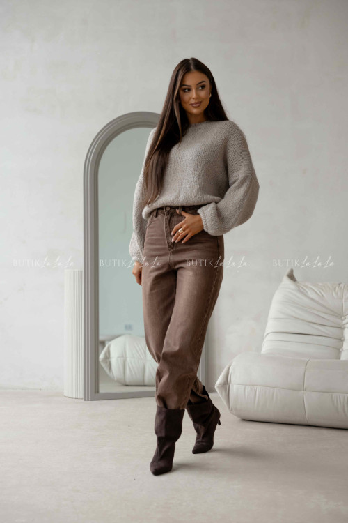 Sweter beżowy Amando