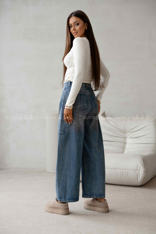 Bluzka na długi rękaw biała Paolo 2