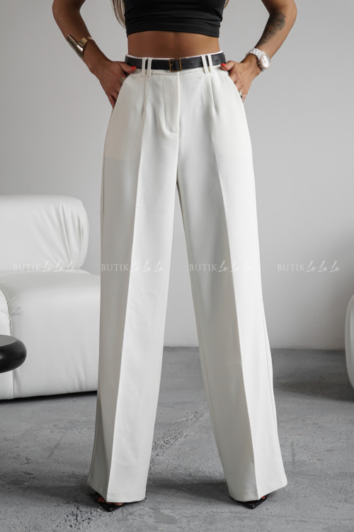 Spodnie kremowe Allura