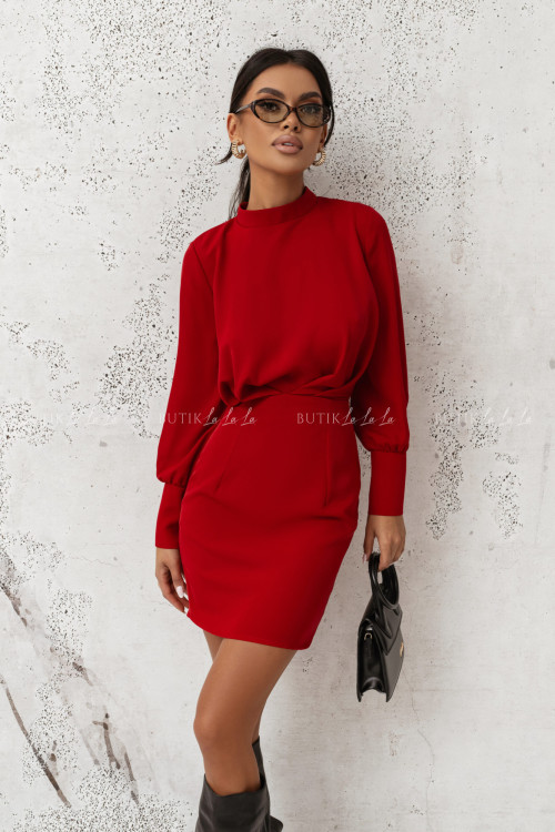Sukienka czerwona Zoe 2