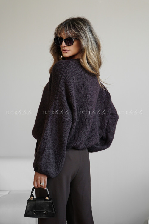 Sweter brązowy Amando 1
