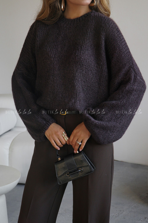 Sweter brązowy Amando 5