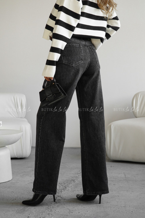 Spodnie jeansowe grafitowe Astero 4