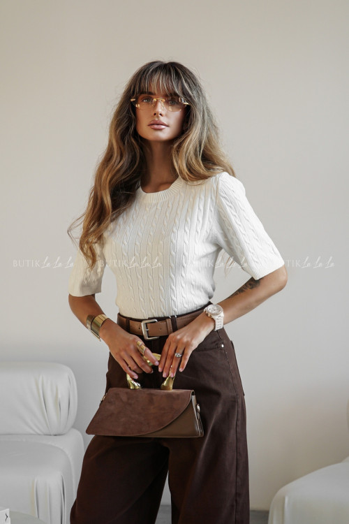 Bluzka dzianinowa biała Dima 1