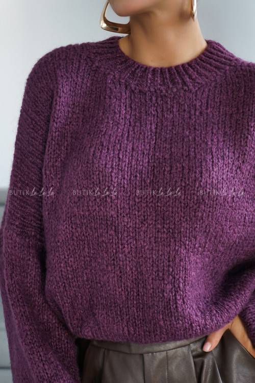 Sweter fioletowy Amando