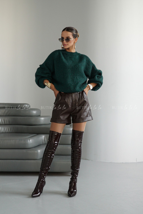 Sweter butelkowa zieleń Amando 6