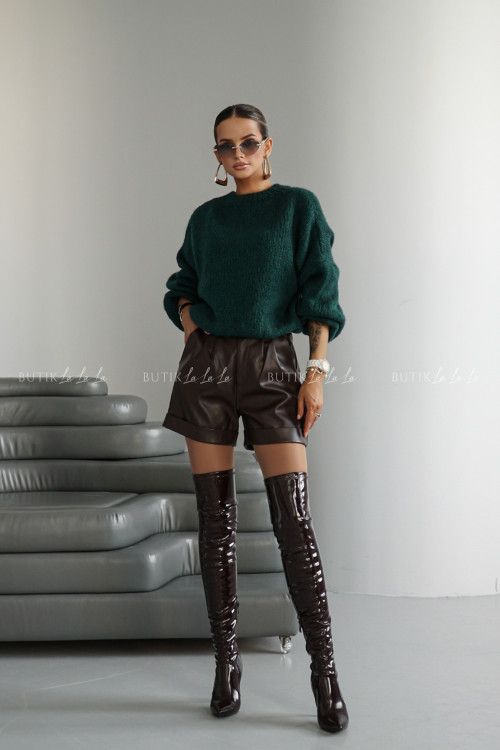 Sweter butelkowa zieleń Amando 8