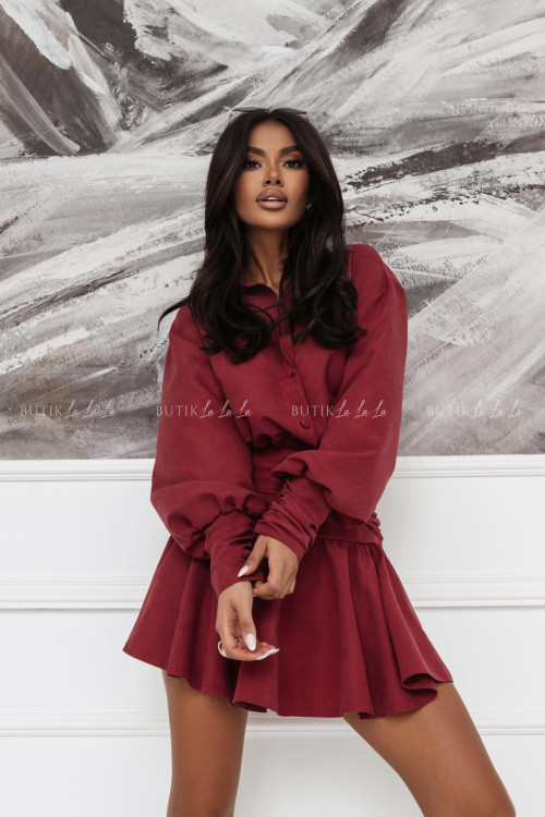 Kombinezon bordowy Misty