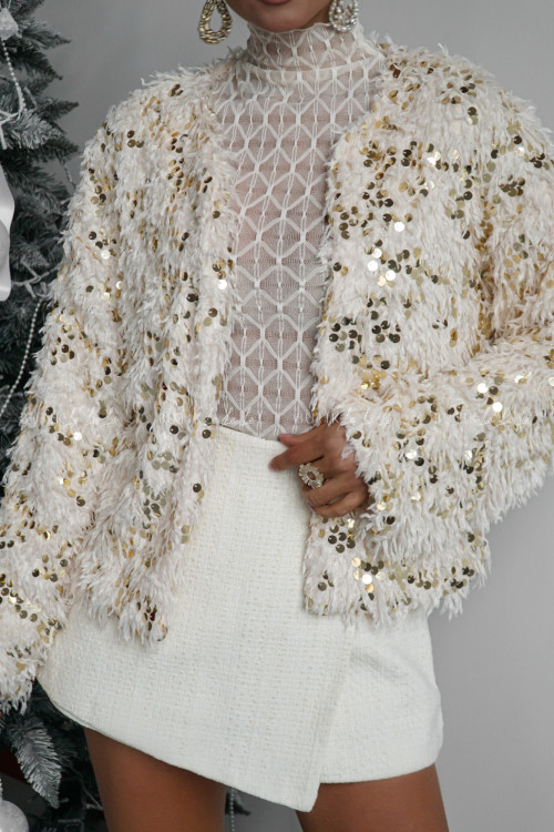 Spódnico spodenki kremowe z ozdobnymi guzikami Charms 5